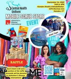 Uniting Style and Compassion: Mobile Scrub Store Event for Alzheimer's Awareness