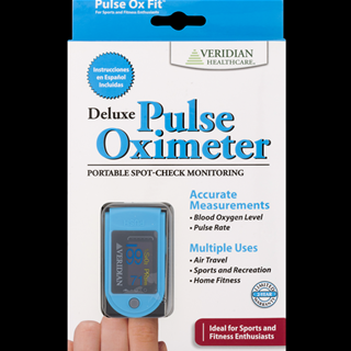 Pulse Oximeter OLED with lanyard and storage case