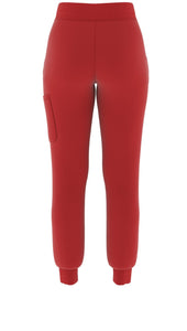 Beverly Hills Red Stretch Jogger Pant - Women's