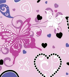 Print Top - Butterfly Hearts