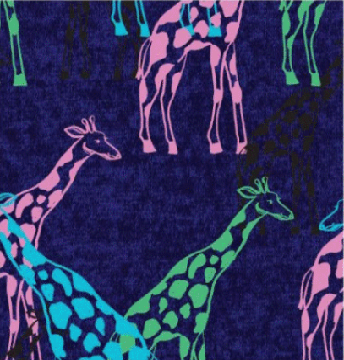 Print Top - Giraffe Safari - MEDIUM ONLY
