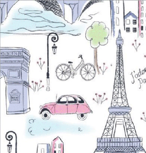 Print Top - J'adore Paris