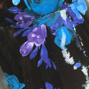 Savvy Blue Purple Floral Shoe