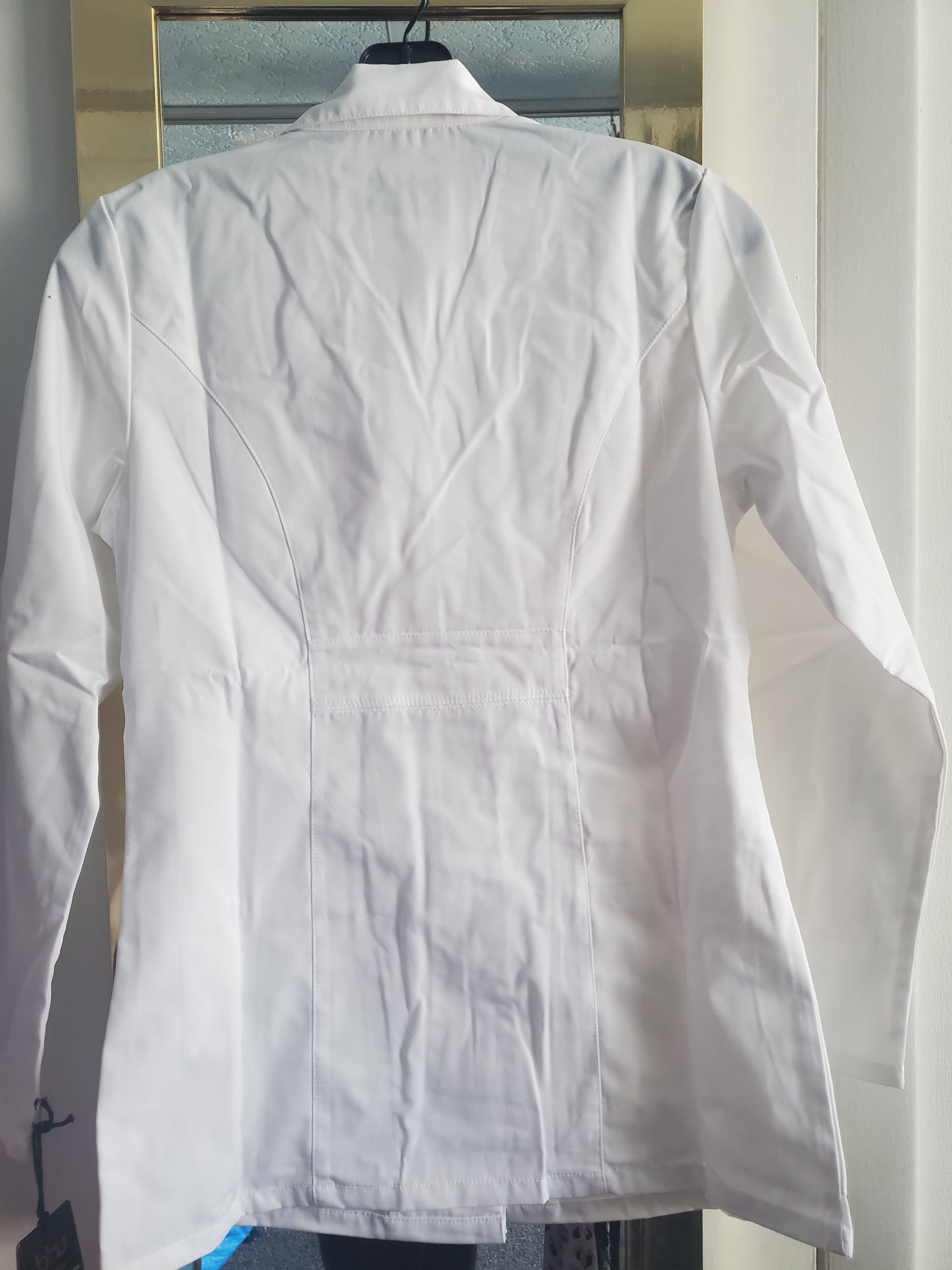 BH White Tab Waist Lab Coat