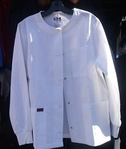 Warm Up Scrub Jacket - White