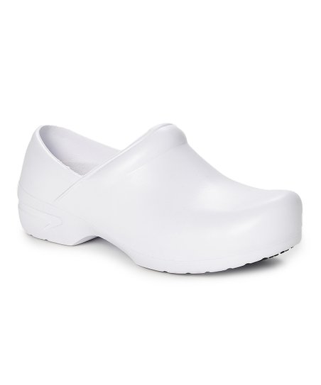 Slip Resistant White Shoe/Clog