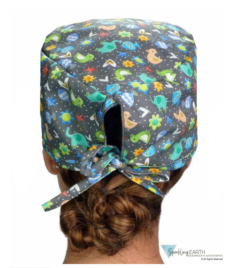 Sparkling Earth Surgical Caps Prints